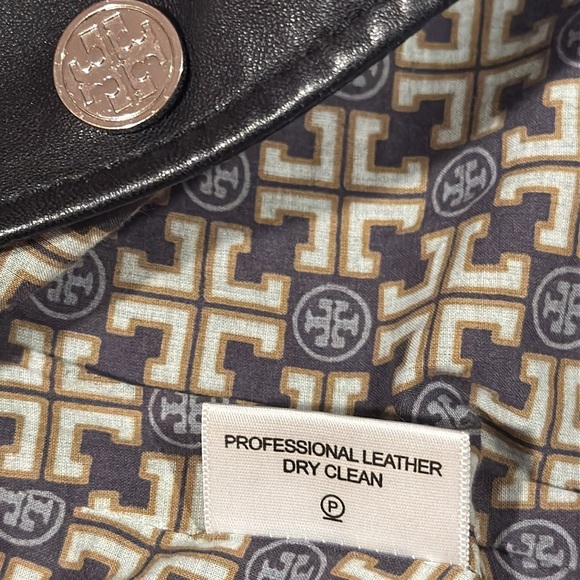 Tory Burch Black Leather Jacket - Picture 4 of 12